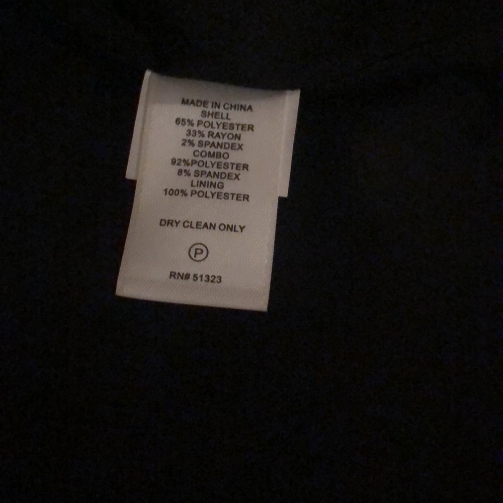 Red plaid CeCe blazer. Size XS, worn only twice, so like new - Picture 3 of 5